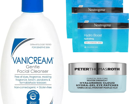 Winter Skin Care Products cover photo collage