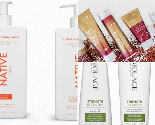 Hair Products that Keep my hair healthy and happy, on all Budgets cover photo collage