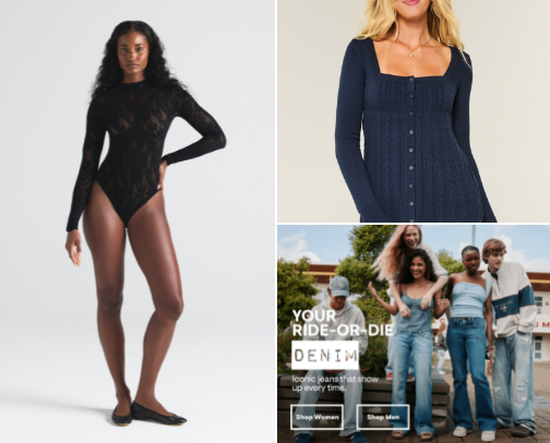 Fashionable clothing for any occasion 🪽 cover photo collage