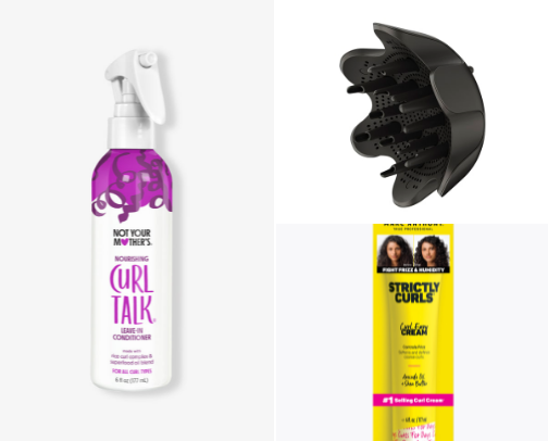 Curly hair MUST haves!! cover photo collage