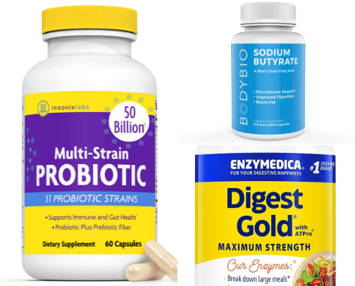 supplements for hormones, gut and overall health cover photo collage