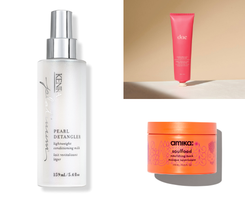 what’s in my hair routine 💈💇🏼‍♀️ cover photo collage