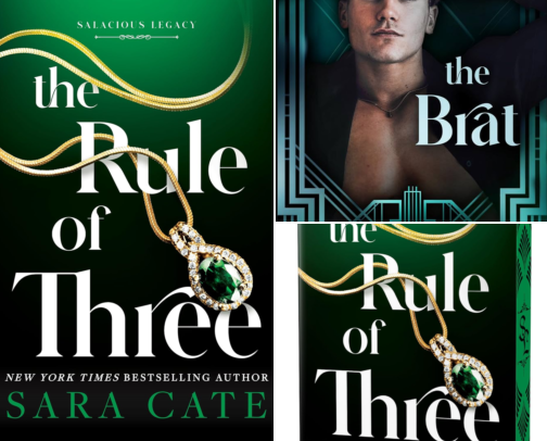 Save & Read - The Rule of Three: Salacious Legacy, Book 2 reading essentials cover photo collage