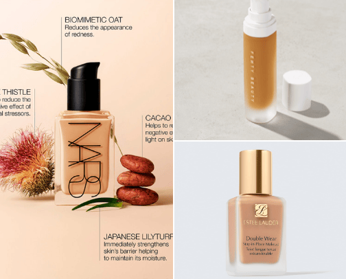 foundations&concealers cover photo collage