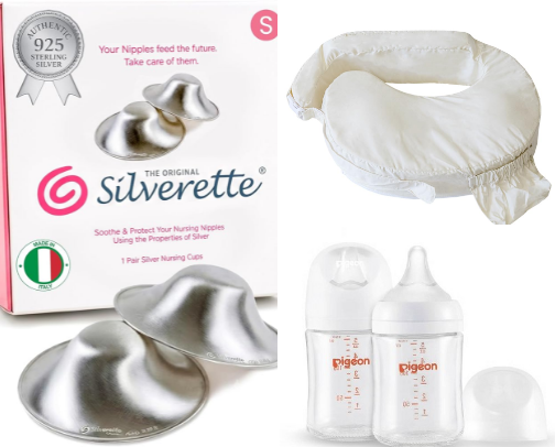 Breast & Bottle feeding Essentials cover photo collage