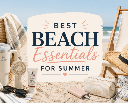 Best Beach Essentials for Summer cover photo collage