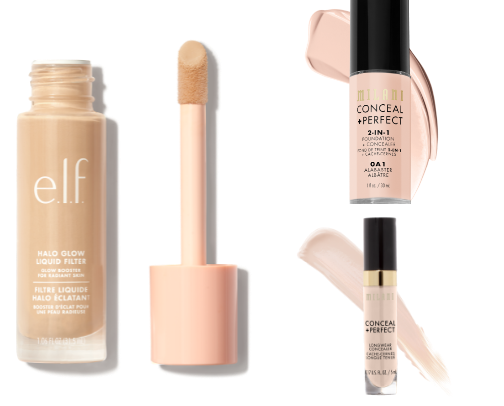 The best makeup for a full beat, a natural look, a matte finish or even a dewy look! cover photo collage