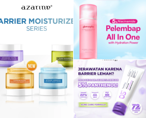 Goodbye Dry Skin! Top Moisturizer Picks for a Strong Skin Barrier cover photo collage