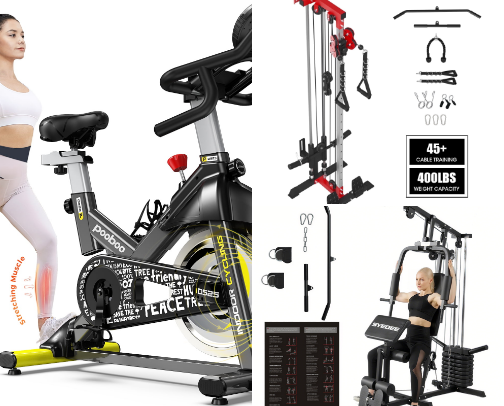 Exercise Machines You Can Use at Home or in the Gym cover photo collage