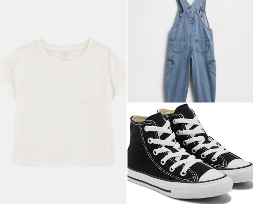 Kid's Minimalist Chic outfit inspo cover photo collage