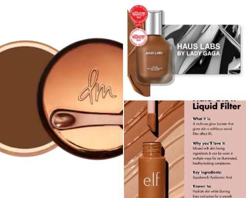 Makeup ✨ cover photo collage