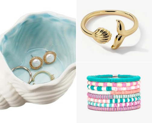 Coastal, beachy, and other jewelry essentials. cover photo collage