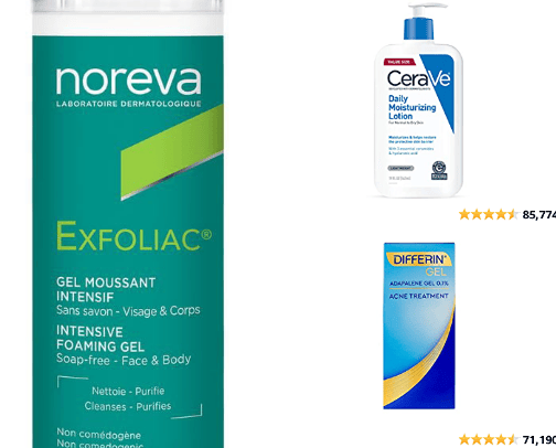 Skin care cover photo collage