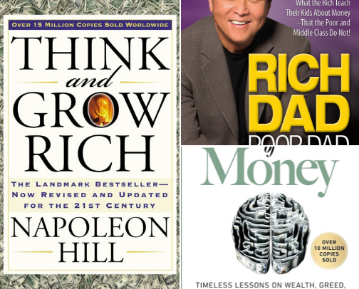 Best Money Books for Beginners in Their 20s Who Were Never Taught Finance cover photo collage