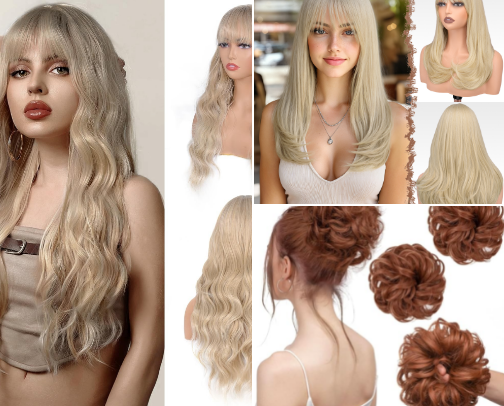 My Favorite Inexpensive Wigs 💁🏻‍♀️ cover photo collage