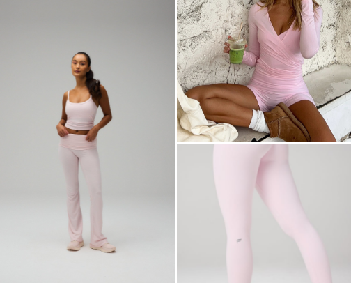 looking cute while doing pilates 🧘🏼‍♀️ cover photo collage