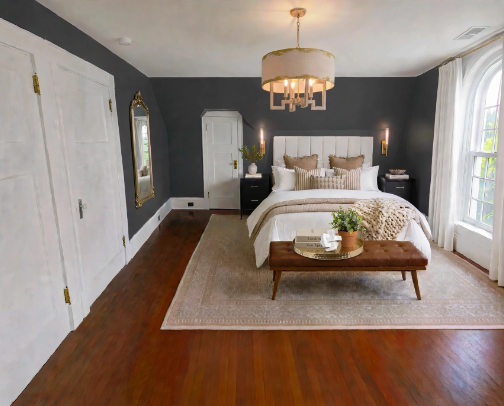 Luxury Moody Bedroom Decor cover photo collage