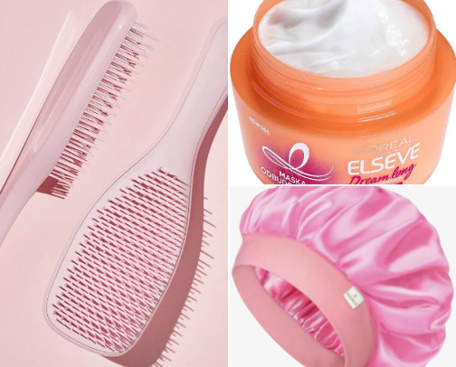 Hair care rutine🧖‍♀️🫧 cover photo collage