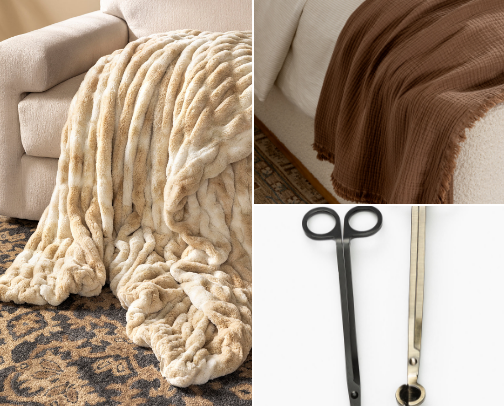 COZY GIFTS - holiday gift guide cover photo collage