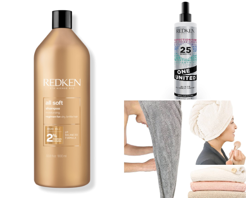 Haircare cover photo collage