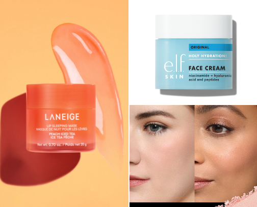 Glowy skin routine cover photo collage