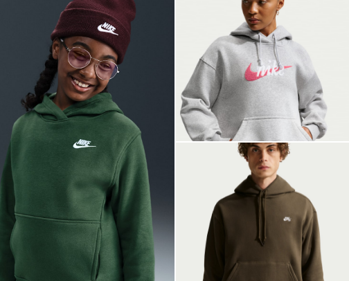 Nike hoodies cover photo collage