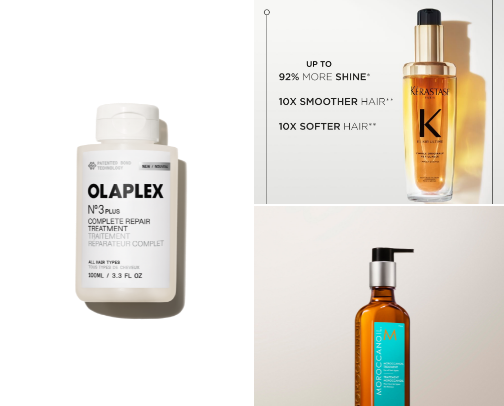 My Favorite Hair Care Products cover photo collage
