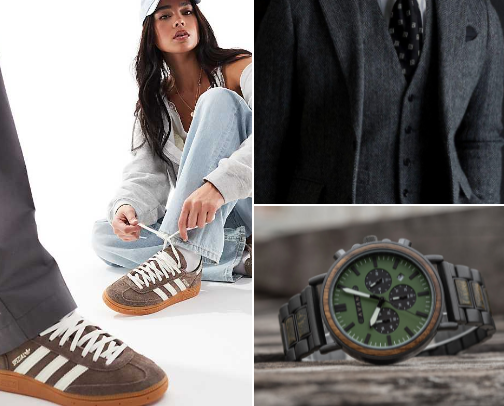 Affordable accessories & Wardrobe essentials ⌚️👗👔 cover photo collage
