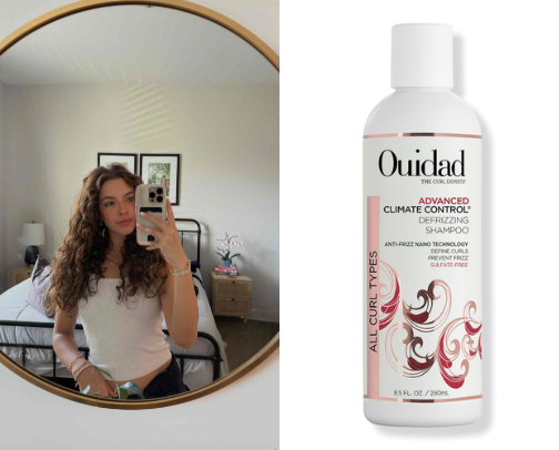 curly hair girl routine! cover photo collage