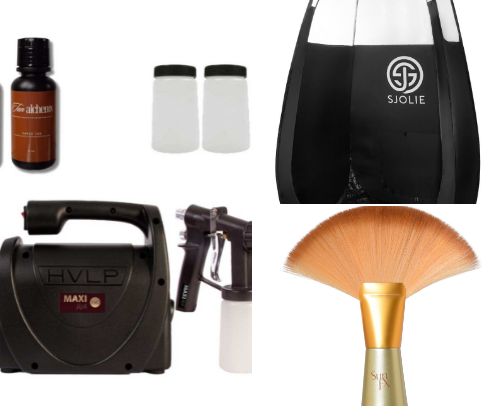 Essential Products For Spray Tan Artists cover photo collage
