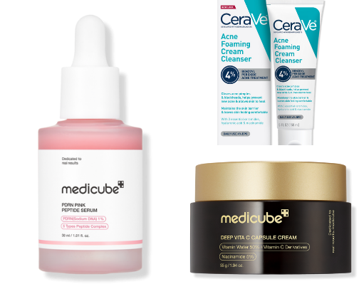 how i transformed my skin postpartum as an acne prone girly cover photo collage