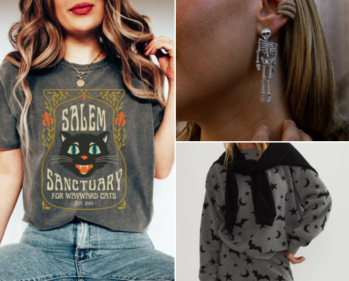 Cutest Halloween Clothes & Accessories cover photo collage