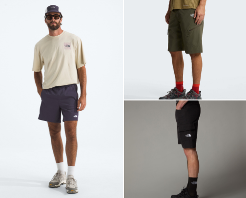 Men’s Best-Selling The North Face Shorts/long trousers cover photo collage