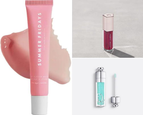 lip gloss cover photo collage
