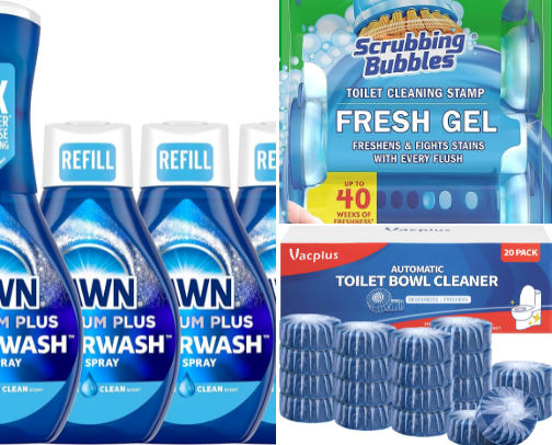 Household essentials cover photo collage