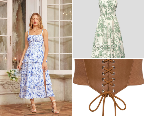 Ren Faire Dresses and Accessories cover photo collage