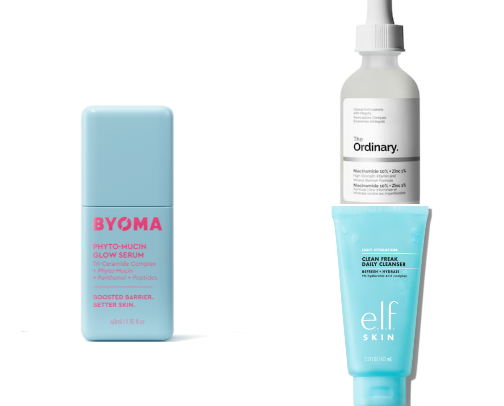 My Fav Skincare Products                             🫧🧴💕🎀!! cover photo collage