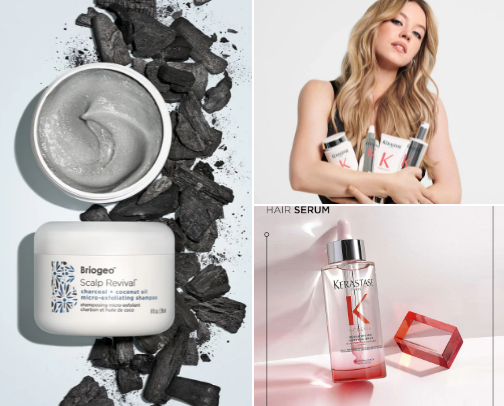 Hair products/ women section cover photo collage