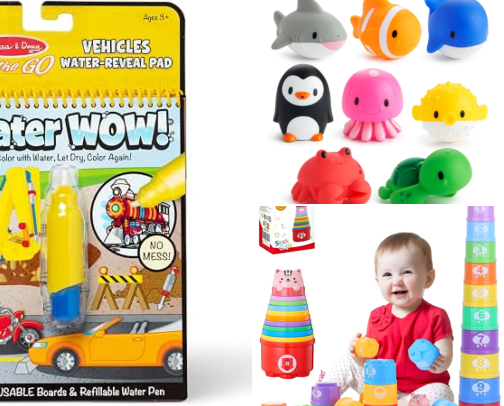 Stocking Stuffers for Toddlers Under $10 cover photo collage