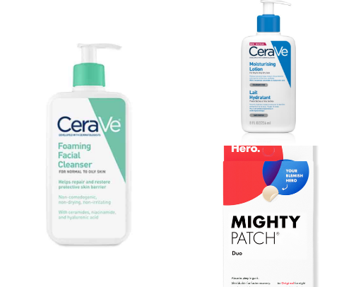 Products that saved my skin✨ cover photo collage