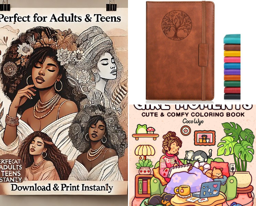 FUN WRITING AND ART IN 2025🤗😁 cover photo collage