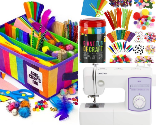 Who's into arts and crafts? : Everything you'll need cover photo collage
