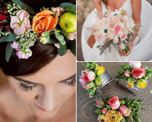 FLORAL DESIGNS cover photo collage