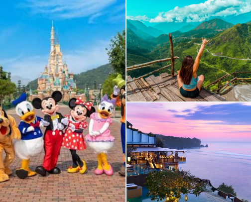 Top destinations in other countries cover photo collage