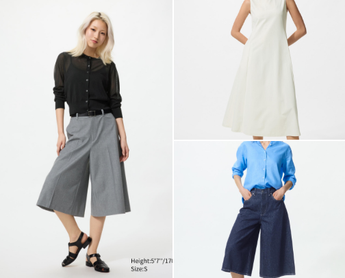 uniqlo finds cover photo collage