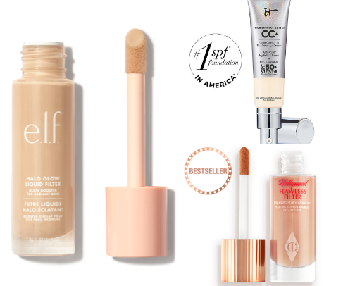 School air proof makeup cover photo collage