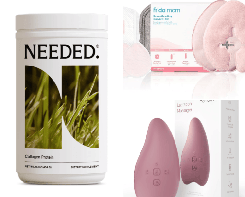 Breastfeeding & Postpartum Moms Necessities cover photo collage