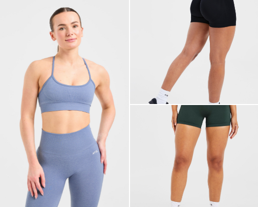 Flattering & feel good gym wear🏋️🩷 cover photo collage