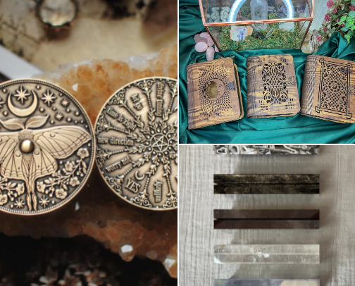 The Seer’s Sanctuary: Foundational Treasures for Your Tarot Space cover photo collage