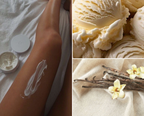 Vanilla girly must haves 🍨🤎 cover photo collage